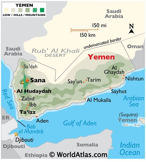 Yemen Maps & Facts .